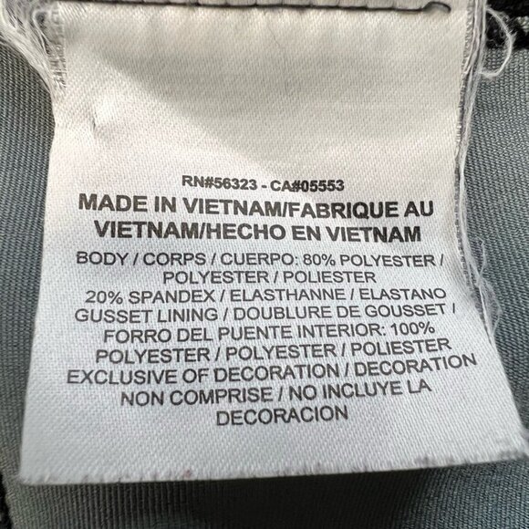 Nike Pro Womens Crop Leggings Multicolor Mid Rise Stretch Workout Snake Print M - Picture 9 of 10